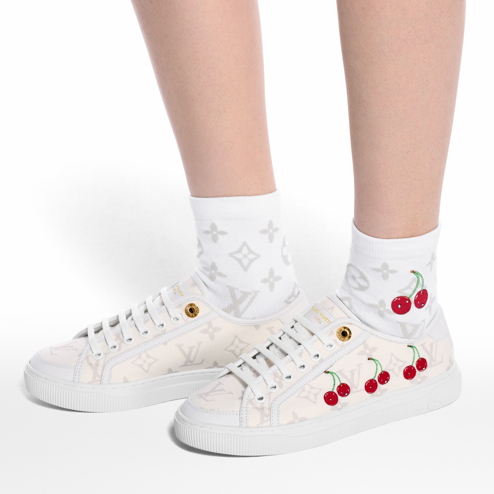 LV x TM Monogram Cerise Socks S00 - Accessories | LOUIS VUITTON